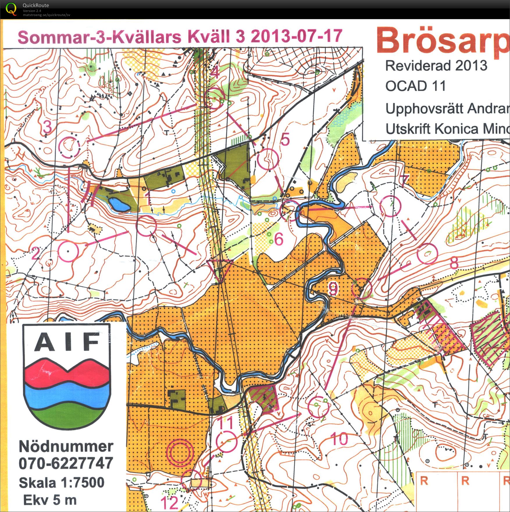 Sommar 3-kvällars etapp 3, H65 (2013-07-17)