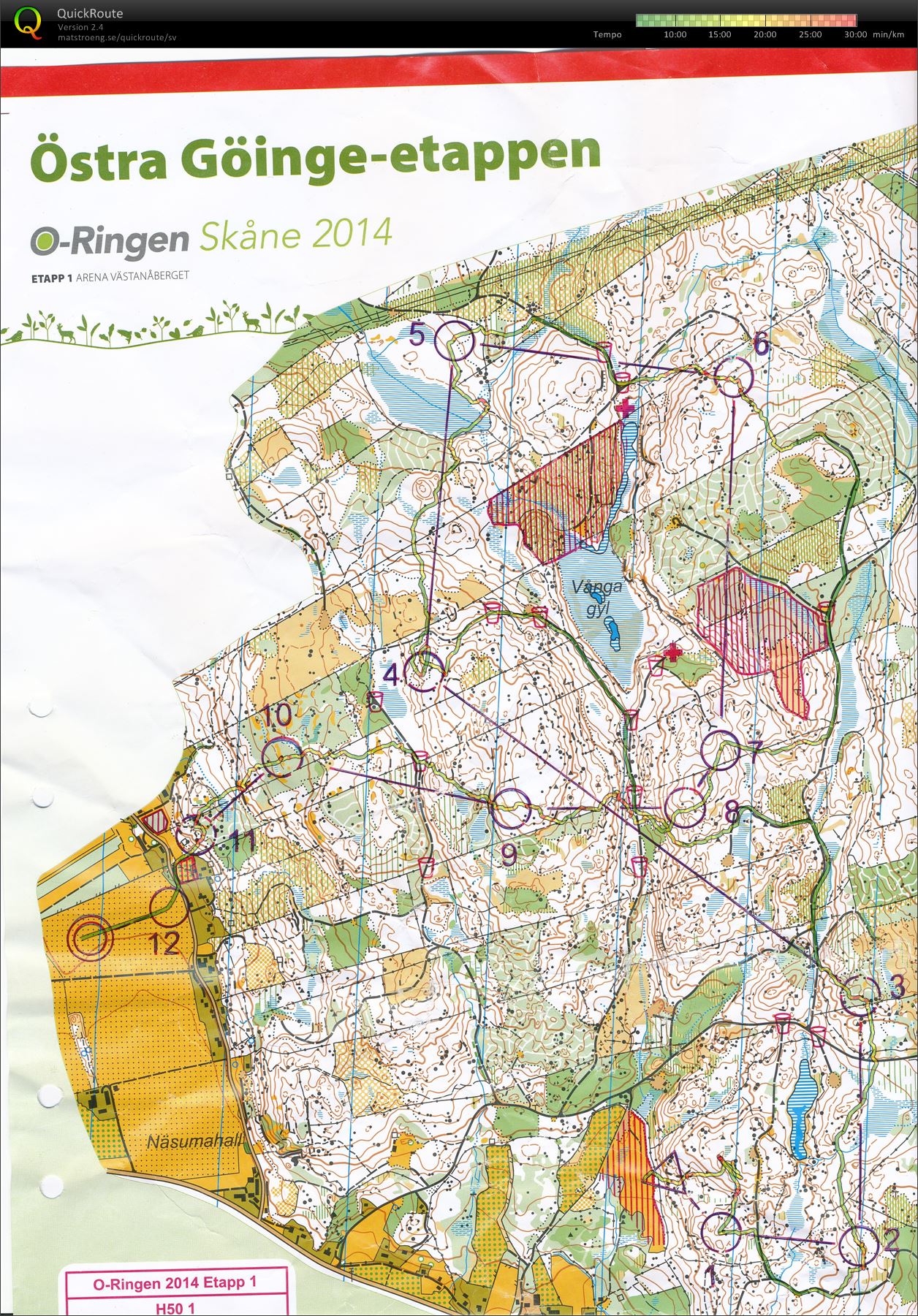 O-Ringen Etapp 1 (H50) (20/07/2014)